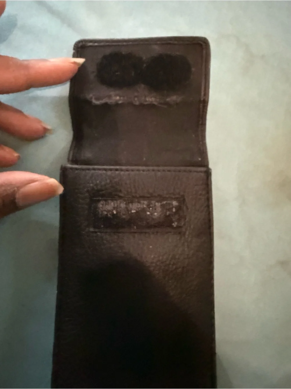 Fossil Brown Leather Cell Phone Holster